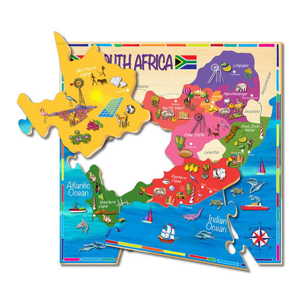Map of South Africa 17pc Puzzle