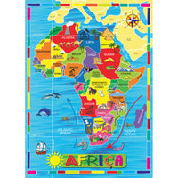 Map of Africa 36pc - Wooden Puzzle
