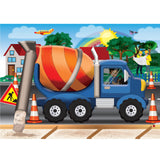Wooden Puzzle - Cement Truck 15pc