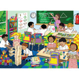 Wooden Puzzle - In the Classroom 18pc