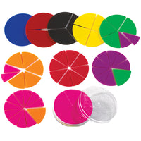 Fraction Circles – 1 to 12th – Unprinted – 51pcs