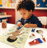My Body – Boy – Peg Puzzle 6pc