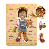 My Body – Girl – Peg Puzzle 6pc