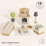 Le Toy Van - Dolls House Furniture: Living Room - 19pcs