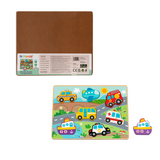 hi Pando - Chunky Wooden Puzzle - Transport - 8pcs