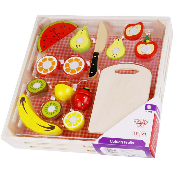 Tooky Toy - Wooden Cutting Fruit