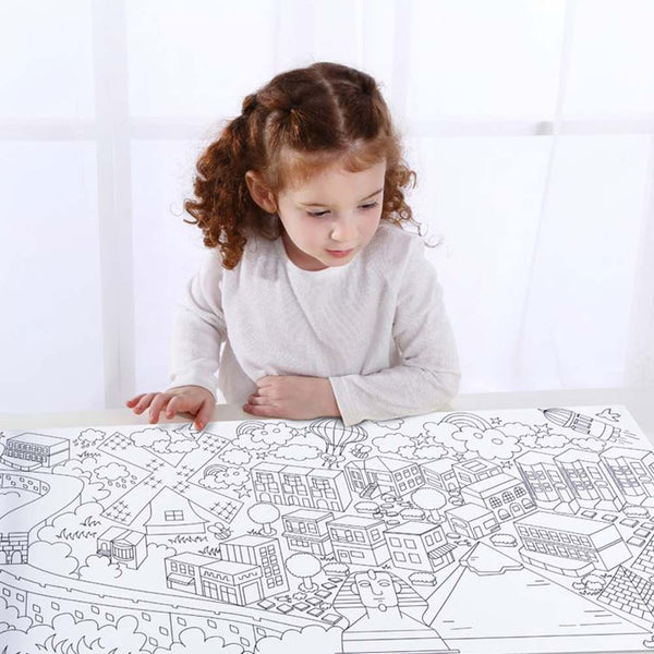 Tooky Toy - Colouring Roll – Cities Around The World