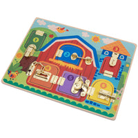 TookyToy – Latches Activity Board