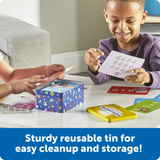 Learning Resources - Jumbo Multiplication Learning Flash Cards in Travel tin - 170 Pieces