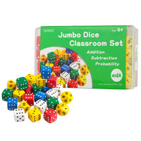 Dice - Classroom Set Jumbo - 25mm - 24pcs - Container