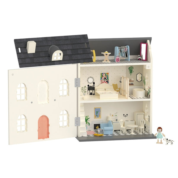 Vintage Wooden Dollhouse