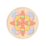 Classic World - Flower Mandala Wooden Block Puzzle - 70 Pieces
