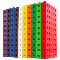 Linking Cubes - 2cm - 10 Colours - 500pcs Polybag