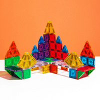Magna-Tiles - Magnetic Construction Set - microMAGS Deluxe Set - 70pcs