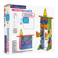 Magna-Tiles - Magnetic Construction Set - microMAGS Deluxe Set - 70pcs