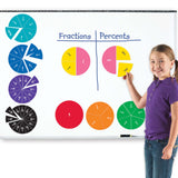 Magnetic Fraction Circles: Giant Double-Sided Demonstration Set