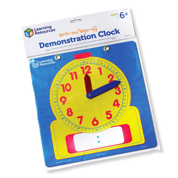 Demonstration Clock Write – on Wipe – Off
