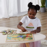 Frame Dinosaur World Puzzle 48pc