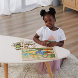 Frame Dinosaur World Puzzle 48pc