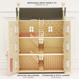 Le Toy Van - Pretend & Play - Cherry Tree Hall Wooden Dolls House(Unfurnished)