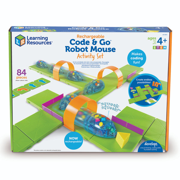 Code & Go Mouse Activity Set – Rechargeable – 84 Pieces