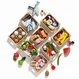 Le Toy Van - Market Crate Wooden Food Crates Complete Collection