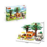 Cogo - Building Block Set - Ultimate Caravan Camp - 770 Pieces