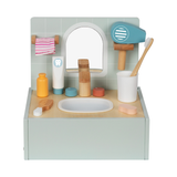 TookyToy - Pretend Play Bathroom Vanity & Toiletries Toy Playset