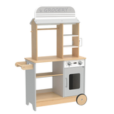 TookyToy - Pretend Play Wooden Grocery Store Playset with Accessories