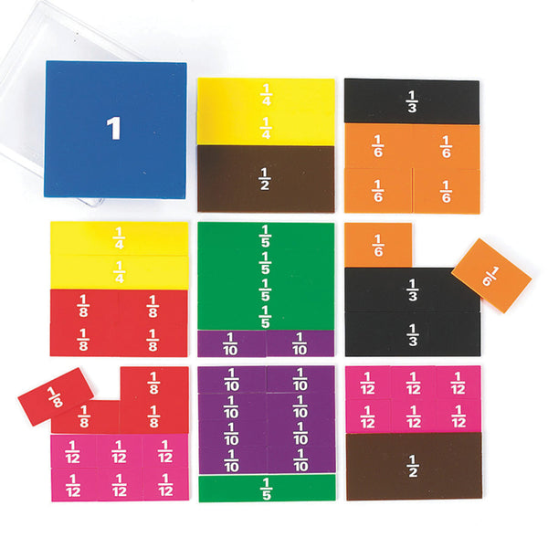 Fraction Squares Printed 51pc