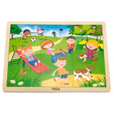Frame Wooden Spring Puzzle 24pc