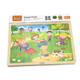 Frame Wooden Spring Puzzle 24pc