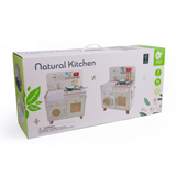 Classic World - Pretend & Play - Wooden Natural Kitchen - 16pcs