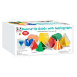 Jumbo Size Geometric Solids with Folding Nets 10pc