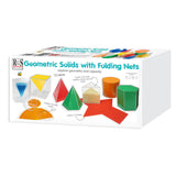 Jumbo Size Geometric Solids with Folding Nets 10pc