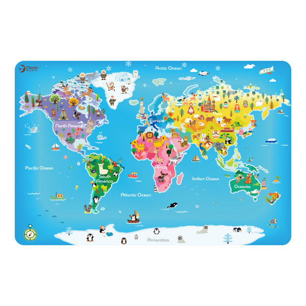 World Map - Jigsaw Puzzle 48Pcs