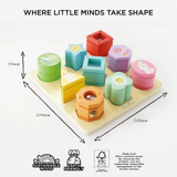Le Toy Van - Rainbow Sensory Shape Sorter