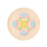 Classic World - Flower Mandala Wooden Block Puzzle - 70 Pieces