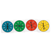 Spinners - Assorted Numbers - 4pcs Polybag