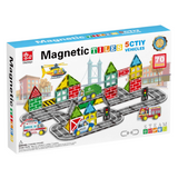 Magnetic Tiles - City Vehicles Set - 70 Pieces