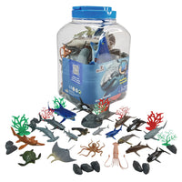 Ocean Animals Playset - 40pcs in Bucket