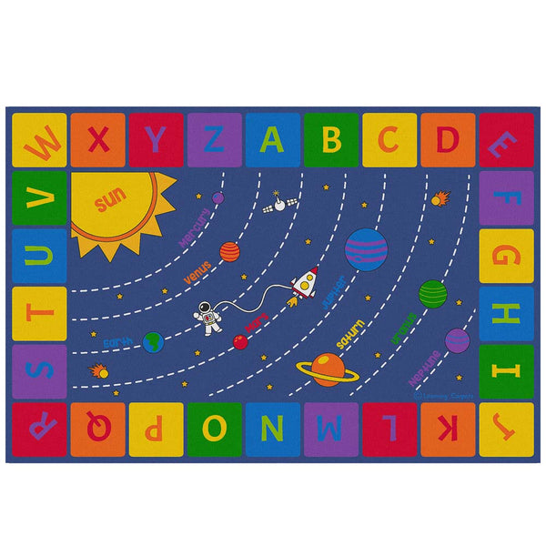 Learning Carpets - ABC Solar System - Rectangle - 366 x 244 cm
