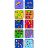 Learning Carpets – Let’s Learn How 2 Count – Seating Squares – 36 x 36 cm – 10pcs