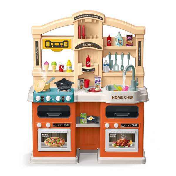 Orange Pretend & Play Kitchen Set - includes 67 Accessories