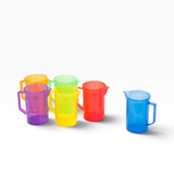 Translucent Measuring Pitchers - Sensory Water Play - Set of 6