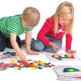 EDX Education - Pattern Blocks - Plastic - 250pcs Polybag