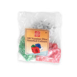 Edu-Toys - Dice - Set 2 - 100 Number Dice Assorted