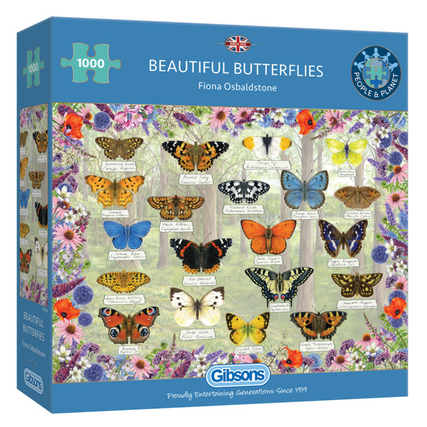 Beautiful Butterflies - Jigsaw Puzzle - 1000pcs