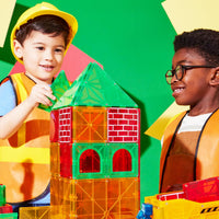 Magna-Tiles - Magnetic Construction Set - Builder XL - 50pcs