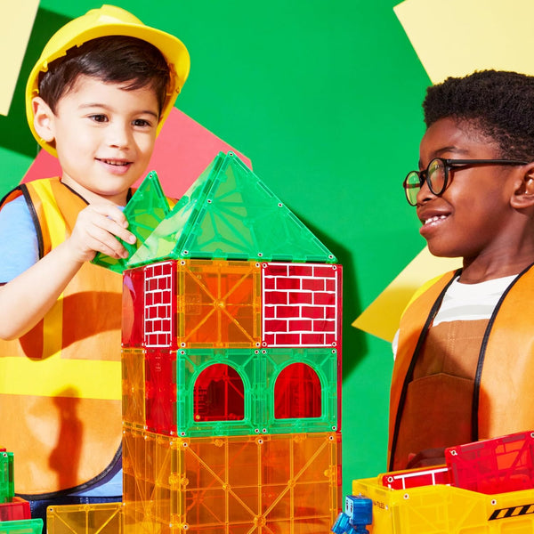 Magna-Tiles - Magnetic Construction Set - Builder XL - 50pcs